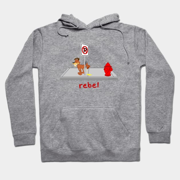 Rebel - No Peeing Hoodie by Ethan